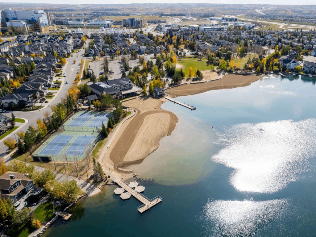 Auburn Bay neighbourhood in Calgary, Alberta