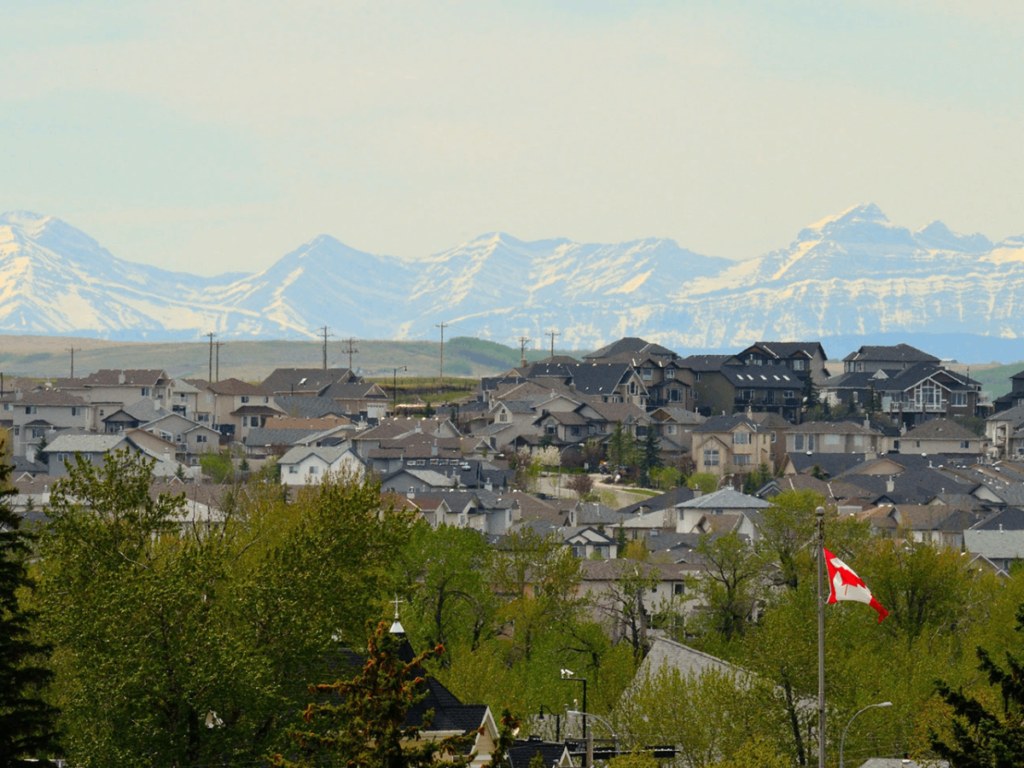 Okotoks, Alberta neighbourhood near Calgary